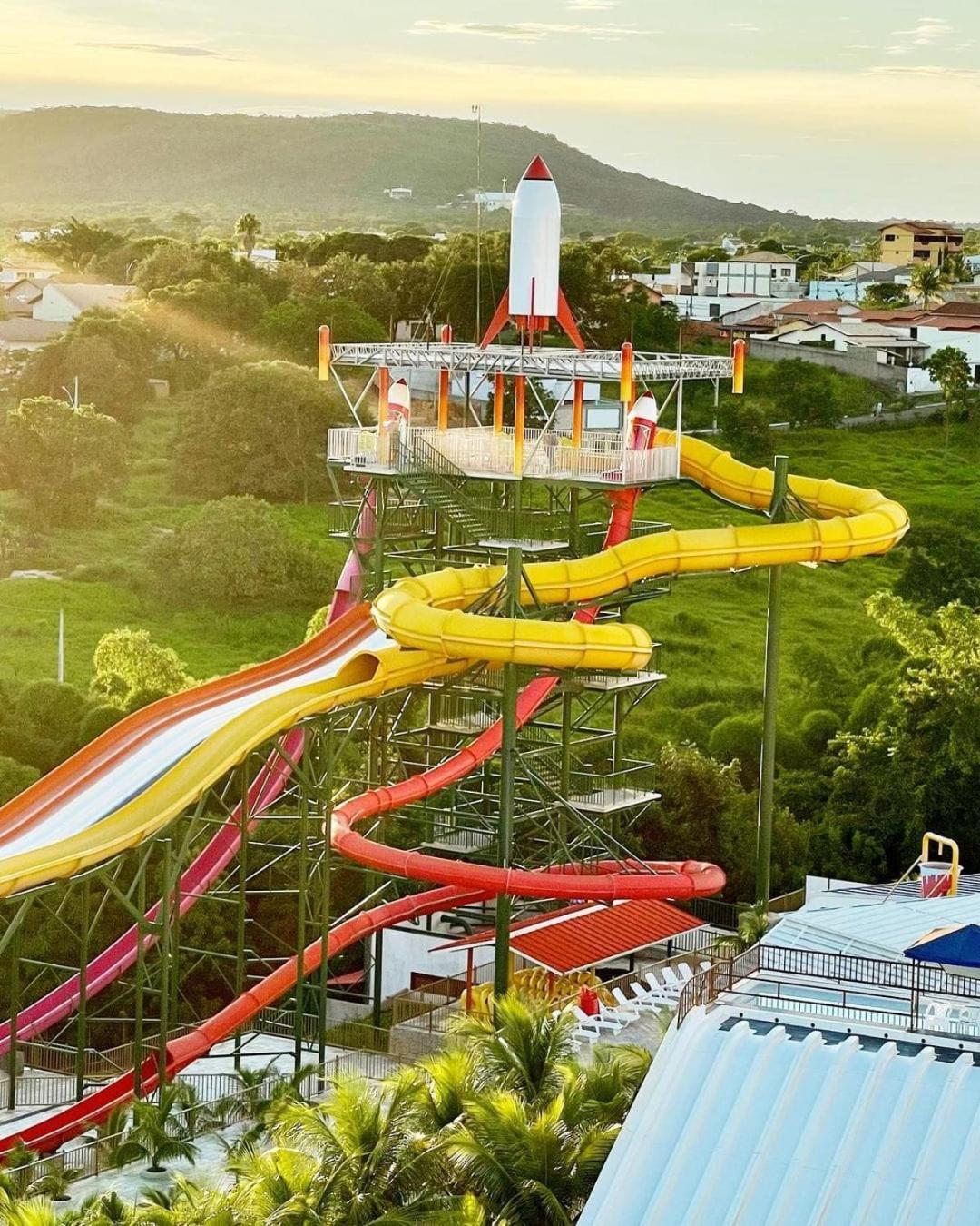 Hotel Spazzio Diroma Cafe Da Manha E Acesso Ao Acqua Park 카우다스노바스 외부 사진