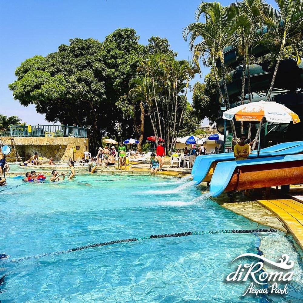 Hotel Spazzio Diroma Cafe Da Manha E Acesso Ao Acqua Park 카우다스노바스 외부 사진